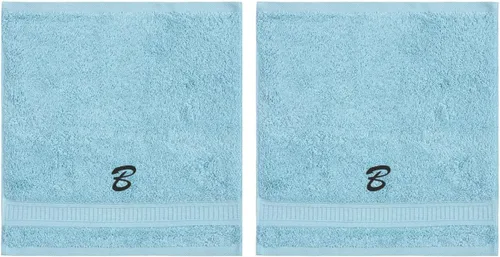 Toallas con monograma, lujosas toallas personalizadas de algodón turco genuino para baño, cocina, hotel, spa, gimnasio y dormitorio universitario,