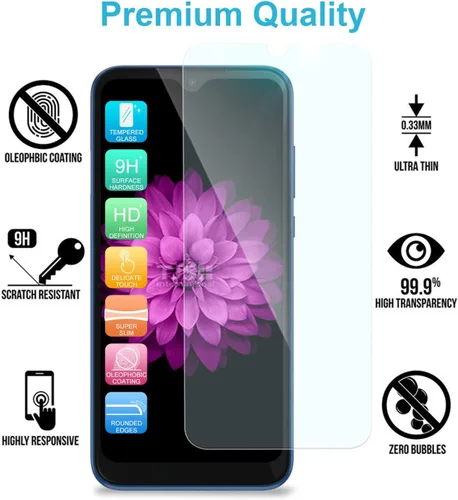 Miniatura 9 de TJS Funda de teléfono compatible con Motorola Moto E 2020, con protector de pantalla de vidrio templado, de aluminio a prueba de golpes, soporte