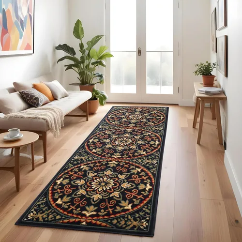 Miniatura 7 de Superior Alfombra de área interior con respaldo de yute, decoración moderna del piso para el hogar, pasillo, sala de estar, cubierta de suelo