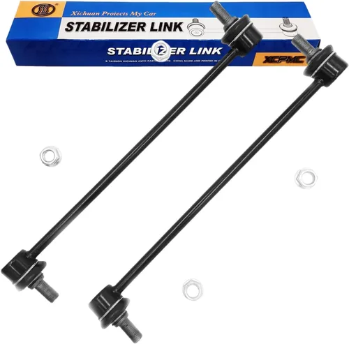 Miniatura 28 de K750523 Kit de enlace de extremo de barra estabilizadora de balancín delantera, 2 piezas, repuesto automotriz izquierdo derecho compatible