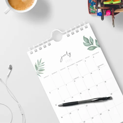 Miniatura 5 de Karto Mini calendario de pared 2025-2026, vertical de 6 x 9 pulgadas, julio de 2025 a diciembre de 2026, pequeño, versátil y fácil de planificar
