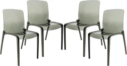 Miniatura 12 de LeisureMod Silla de comedor moderna de mediados de siglo, silla de acrílico para cocina, comedor y decoración contemporánea del hogar