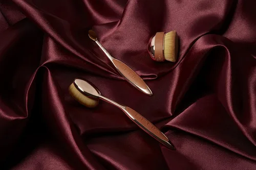 Miniatura 4 de Artis Elite Palm Brush Mini - Cepillo de maquillaje color oro rosa, 1 pieza