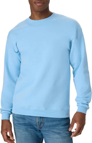 Miniatura 16 de Hanes EcoSmart - Sudadera de forro polar con cuello redondo para hombre, disponible en tallas grandes y altas, paquete de 1 o 2