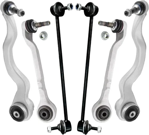 Miniatura 243 de Detroit Axle - Kit de extremo delantero para Chrysler 300 Dodge Charge Challenger 2011-2023, 2 brazos de control inferiores traseros 2 rótulas
