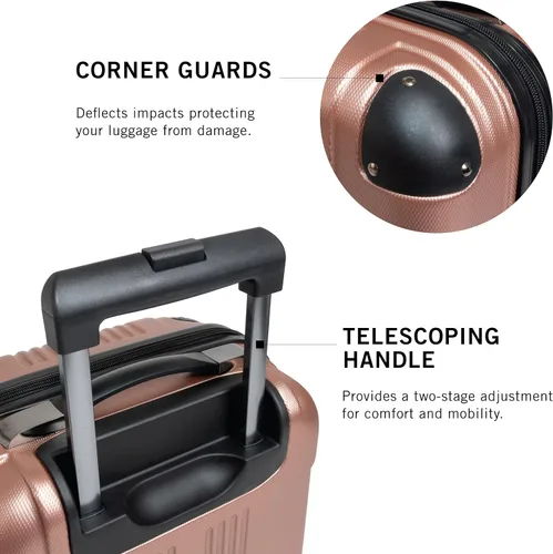Miniatura 5 de Kenneth Cole Reaction Out Of Bounds - Equipaje de transporte vertical, Rose gold), 5705042RG