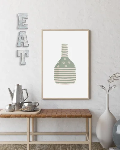 Miniatura 4 de Zoreal Letrero de comer galvanizado con letras rústicas de metal para decoración de pared