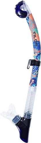 Tilos Orion Dry Snorkel - Equipo de esnórquel impermeable de alta calidad con boquilla cómoda y válvula de purga fácil Pez payaso