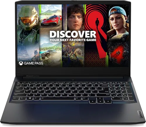Lenovo - 2021 - IdeaPad Gaming 3 - Computadora portátil - Pantalla FHD de 15.6" -120Hz - AMD Ryzen 5 5600H - 8GB RAM - 256GB de almacenamiento -