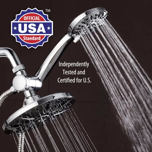 Miniatura 3 de AquaDance for California - Combo de lluvia de 3 vías de alta presión de 7 pulgadas para lo mejor de ambos mundos - Disfruta del lujoso cabezal