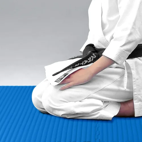 Miniatura 8 de We Sell Mats Tapete de ejercicio de espuma EVA de 1 pulgada de grosor, patrón de tatami, azulejos entrelazados para gimnasio en casa, artes