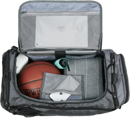 Miniatura 6 de Mouteenoo Mochila de viaje con compartimento para zapatos, resistente al agua, bolsa de gimnasio con correas de hombro para hombres y mujeres