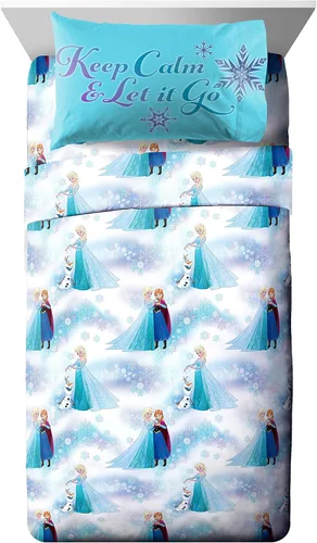 Miniatura 4 de Disney Frozen "Magia Invernal" 7 piezas de juego de cama tamaño Full en una bolsa Congelado