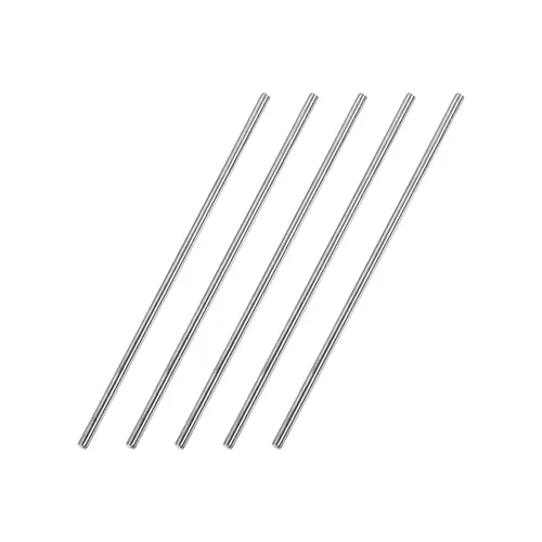Miniatura 7 de uxcell Varilla redonda sólida de acero inoxidable 304 de 0.118 in x 9.843 in para manualidades de bricolaje - 5 piezas
