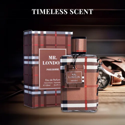 Miniatura 4 de Mr London - Eau De Parfum para hombre, fragancia amaderada de ámbar refinado, bergamota fresca y masculina, lavanda y canela cálida, tonos únicos