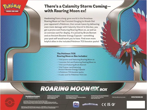 Miniatura 2 de Pokémon TCG: Caja Roaring Moon o Iron Valiant ex (Una al azar)