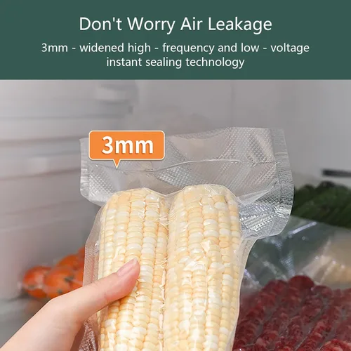 Miniatura 3 de Máquina selladora al vacío para conservación de alimentos, 6 modos con succión externa, 11 pulgadas de ancho de bolsa, diseño compacto para uso