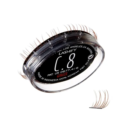 Miniatura 34 de Lashify Curl - Extensiones de pestañas Gossamer DIY de 0.394 pulgadas, color negro, pestañas postizas fáciles para un aspecto natural