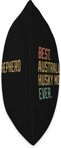 Miniatura 2 de Canine Laundry Best Australian Shepherd Husky Mom Ever Dog Breed - Almohada para cachorros, 16 x 16 pulgadas, multicolor