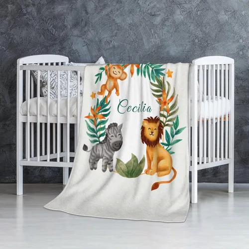 Miniatura 2 de Manta personalizada para bebé, manta personalizada con nombre para recién nacidos/bebés/niños para/manta de forro polar personalizada, regalos