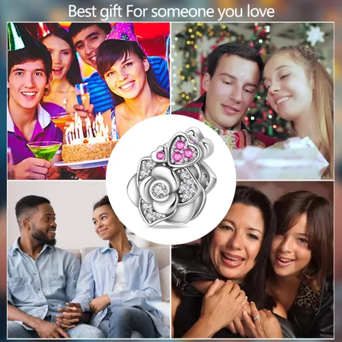 Miniatura 91 de LIGHTDOG Abalorios de plata de ley 925 para pulseras Pandora, collares para mujer, cuentas colgantes, cuentas de joyería, regalos para mujeres