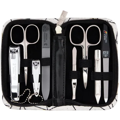 Miniatura 15 de 3 Swords Germany – Juego de 8 piezas para manicura y pedicura profesional para el cuidado de las uñas de los dedos y los dedos del pie tijeras