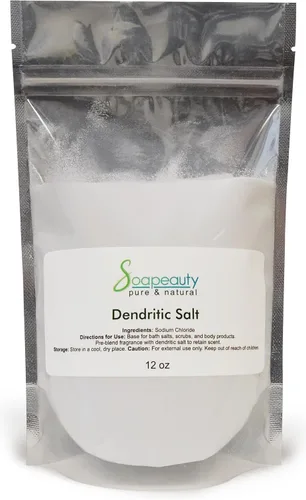 Miniatura 6 de Soapeauty Sal Dendrítica Sal de baño y cuerpo de grano fino premium para exfoliantes, exfoliantes y baños de leche Alta absorción para aceites