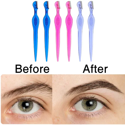 Miniatura 3 de 30 piezas de afeitadora Dermaplane para mujeres, afeitadora con cubierta de precisión, herramienta de dermaplaning exfoliante multiusos, depilación