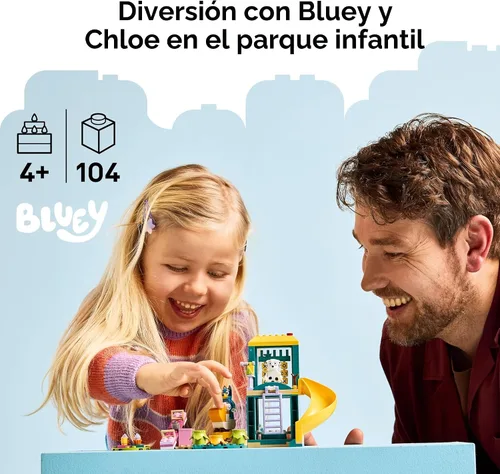 Miniatura 2 de LEGO Bluey Patio de Juego Divertido con Bluey y Chloe Bloques de Construcción Sensorial - Juguetes de Juego de Rol y Aprendizaje en Preescolar