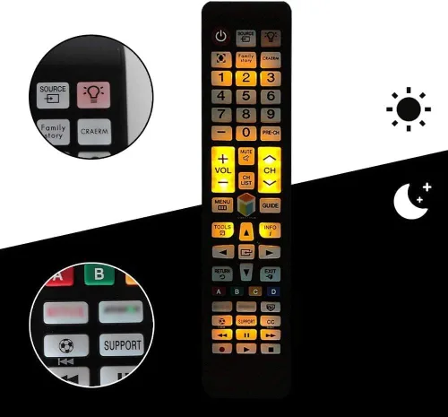 Miniatura 2 de Reemplazo Samsung TV Control remoto para todos los Samsung Smart TV LCD LED QLED UHD Plasma 4K 3D HDTV con retroiluminación - No necesita