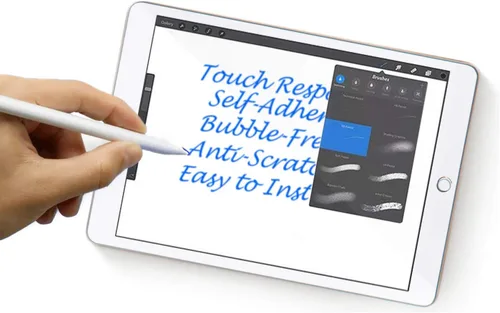 Miniatura 6 de KIQ Funda protectora protectora de pantalla de vidrio templado para iPad 9, 8, 7, 10.2, transparente, sensible al tacto, resistente a los arañazos