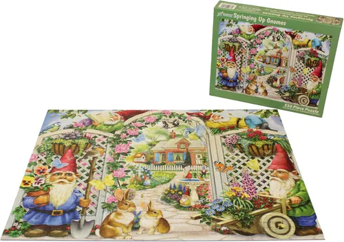 Miniatura 5 de Vermont Christmas Company Springing Up Gnomes - Rompecabezas de 550 piezas