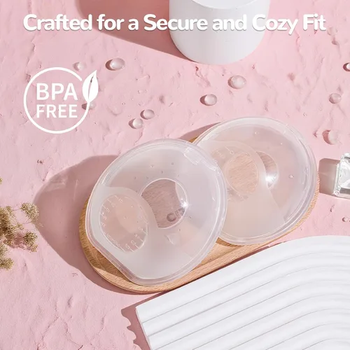 Miniatura 4 de Recolector de leche materna, recolectores de leche para lactancia, conchas de leche materna reutilizables, protector que protege los pezones