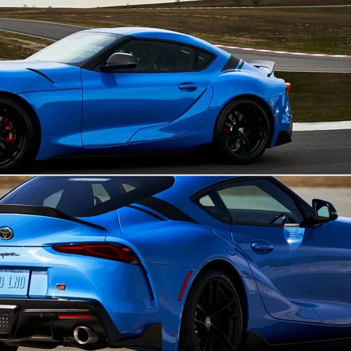 Miniatura 9 de para Toyota GR Supra 2020-2022 Reflectores de Marcador Lateral del Guardabarros del Parachoques Trasero con Lente Ahumado Guardabarros