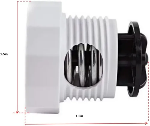 Miniatura 3 de Kit de válvula de alivio de presión D29 UWF de desconexión rápida y 9-100-9002 compatible con los limpiadores automáticos de piscinas Polaris 180