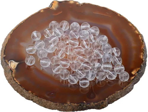 Miniatura 23 de Cuentas sueltas de 0.315 pulgadas/8mm de piedra natural redonda para hacer joyas con cordón elástico Sodalita azul
