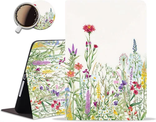 Miniatura 11 de Funda para iPad Mini, iPad Mini 1 2 3 4 5 y juego de posavasos, funda de piel sintética con soporte y apagado automático para iPad 5/4/3/2/1