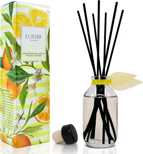 Miniatura 20 de Set de difusor de cañas, difusor de aceite perfumado con aroma a ámbar romántico y varillas, accesorios de fragancia para el hogar para decorar