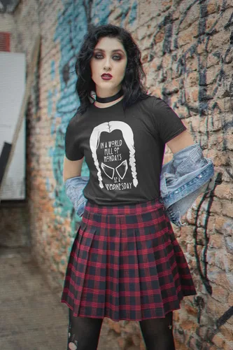 Miniatura 4 de Expression Tees Sudadera con capucha con texto en inglés "In A World Full Of Mondays, Be A Wednesday