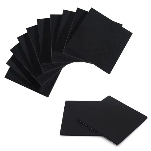 Miniatura 8 de Foam Padding Sheets with Adhesive Backing - Self Stick Neoprene Insulation Foam,4 PCS 1/2 Inch Thick X 4 Inch Long X 4 Inch Wide - Closed Cell Foam