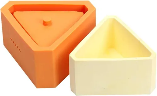 Miniatura 10 de NICOLE Molde de silicona para maceta, moldes de cemento para cenicero, moldes para plantas suculentas