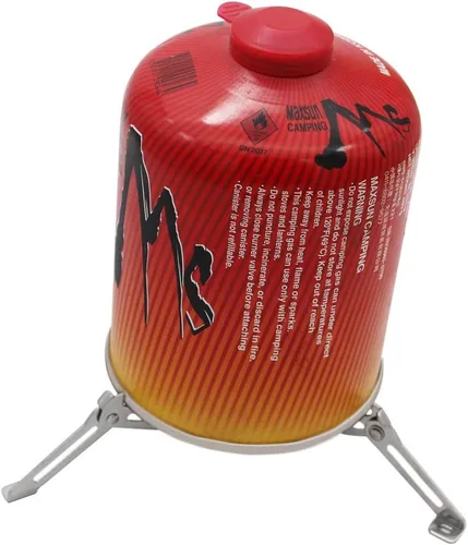 Miniatura 6 de Mini Soporte Estabilizador de Botella de Combustible, Trípode Plegable de Acero Inoxidable 304 para Estufas de Camping, Botellas de Butano/Propano