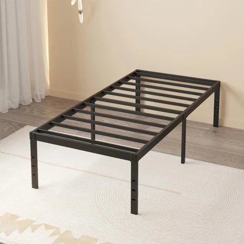 Miniatura 15 de Maenizi Marco de Cama Tamaño King Sin Necesidad de Somier, Marco de Cama Plataforma King de Servicio Pesado de 8 Pulgadas Soporta Hasta 3000 Libras