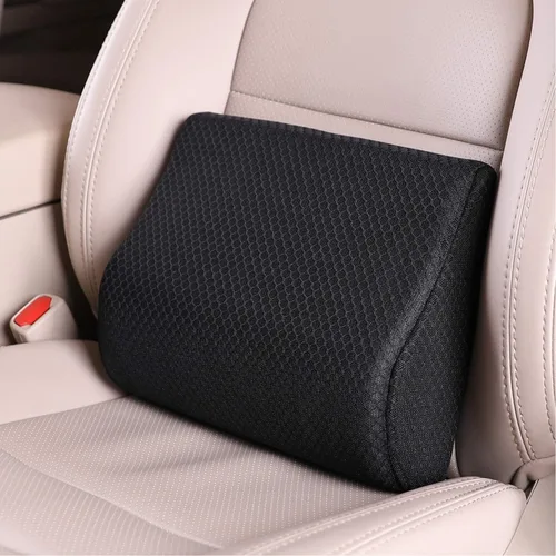 Miniatura 9 de Almohada de apoyo lumbar de espuma viscoelástica para coche - Soporte para la espalda para asiento de coche (Beige)