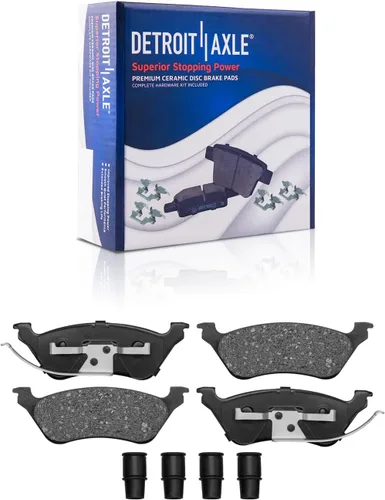 Miniatura 146 de Detroit Axle - Pastillas de Freno Delantero para Mercedes- Benz C230 C250 C300 SLK250, Pastillas de Freno Cerámica w/Reemplazo de Hardware