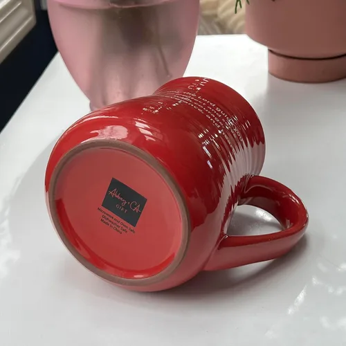 Miniatura 6 de Abbey Gift - Taza de cerámica para bomberos, color rojo y marrón, 4.8 pulgadas