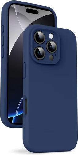 Miniatura 21 de Supdeal Funda de silicona líquida para iPhone 12 Pro Max, [protección de cámara] [antihuellas dactilares] [carga inalámbrica] Funda protectora de 4