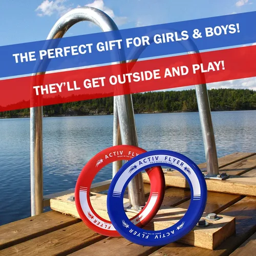 Miniatura 3 de Activ Life Kid’s Flying Rings (2 Pack) They Fly Straight & Don’t Hurt, 80% Lighter Than Standard Rings - Replace Screen Time with Healthy Family Fun
