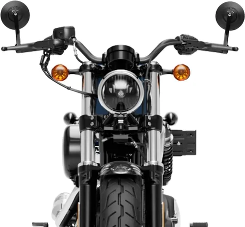 FENRIR Espejo de motocicleta con adaptador para Sportster Iron Forty eight Dyna Softail Hammer Kingpin Vegas Jackpot BOULEVARD M90 S40 INTRUDER C90T