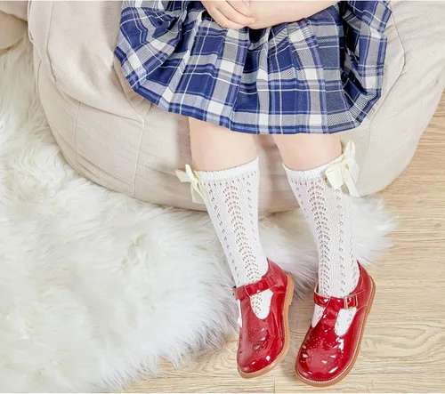 Miniatura 3 de Felix & Flora - Zapatos de vestir para niña pequeña, tipo Mary Jane, zapatos planos tipo ballet, para una Pascua florida, para fiesta, para niñas